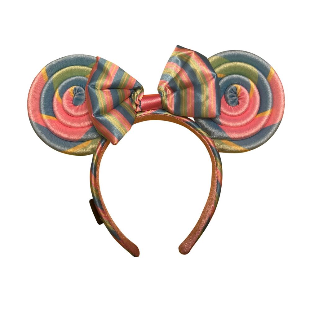 NWOT Disney Parks Minnie Lollipop Swirl Ear Headband Disney Eats Collection